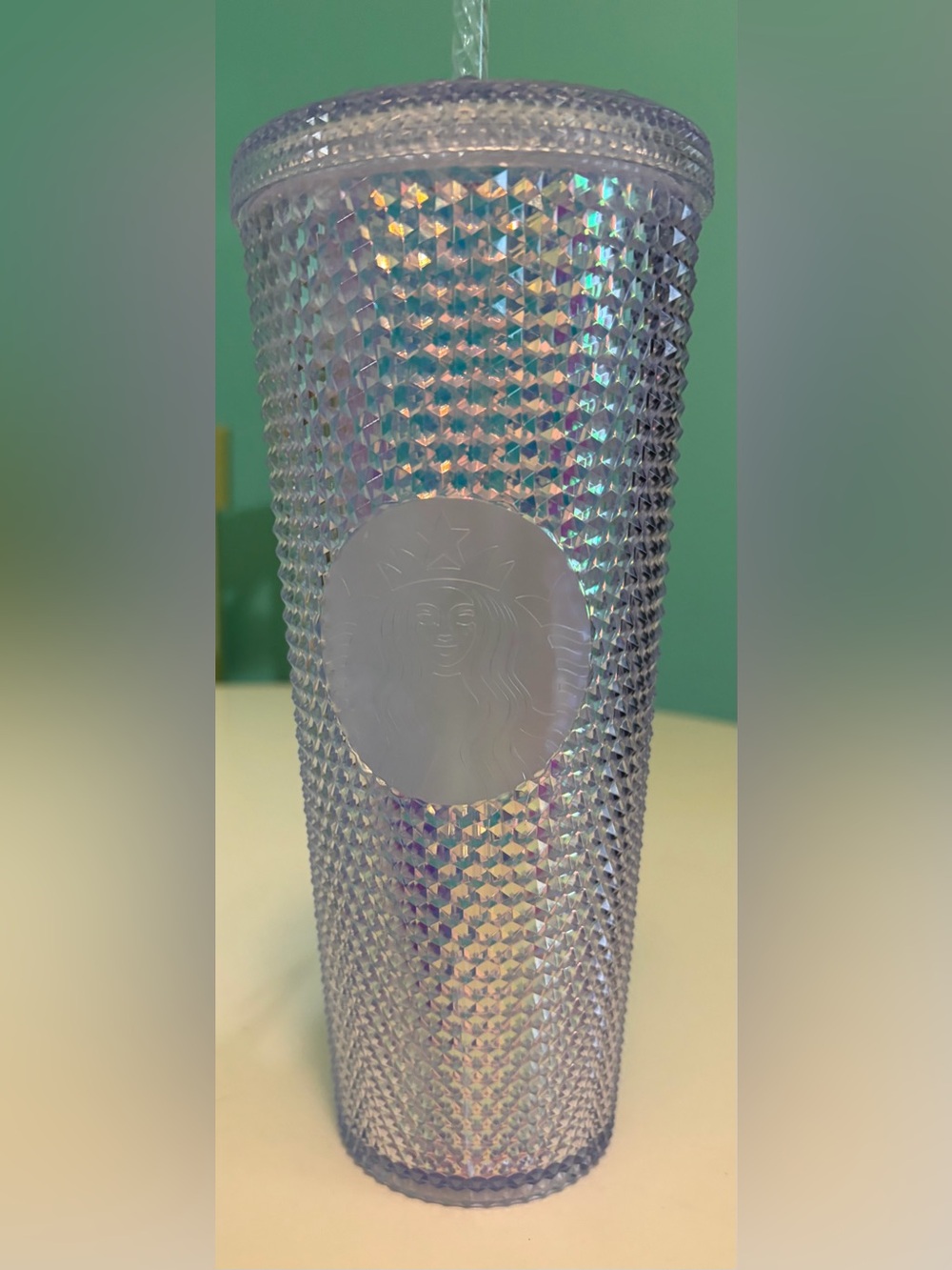 Starbucks Iridescent Studded Tumbler - Holographic Lavender Shine 24 ounce